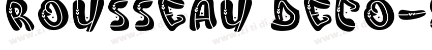 Rousseau Deco字体转换